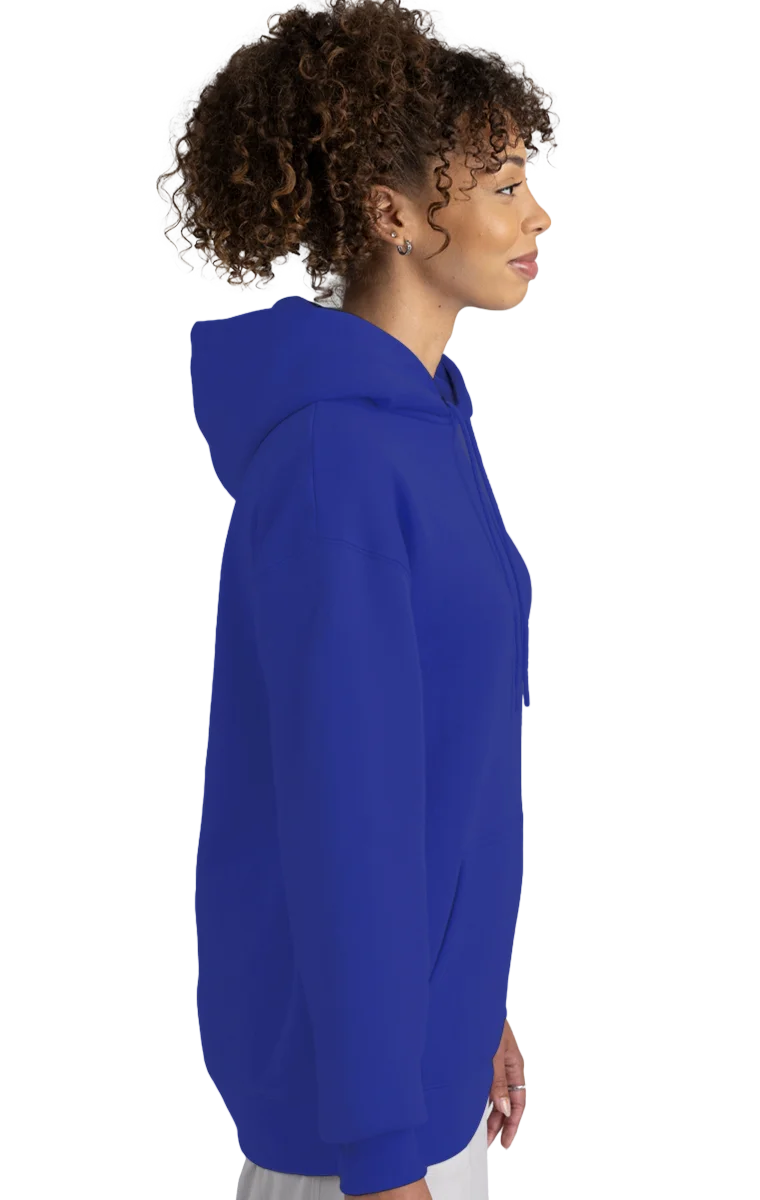 ADULT FLEECE PULLOVER HOODIE  -  ROYAL SMALL SOLID