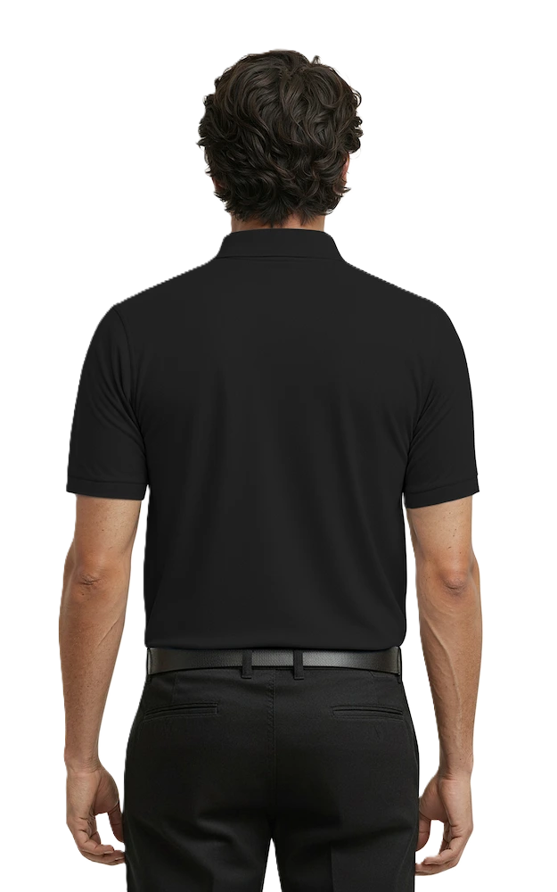 ADULT TACTICAL SHIRT  -  BLACK 2 EXTRA LARGE SOLID