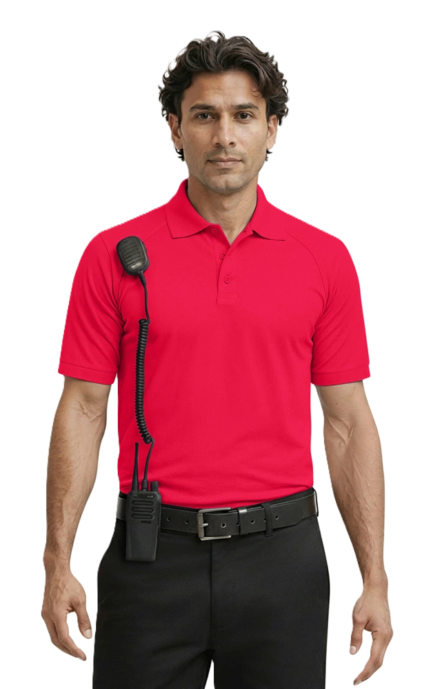 ADULT TACTICAL SHIRT  -  RED 2 EXTRA LARGE SOLID