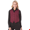 LADIES TEFLON TWILL VEST  -  BURGUNDY 2 EXTRA LARGE SOLID