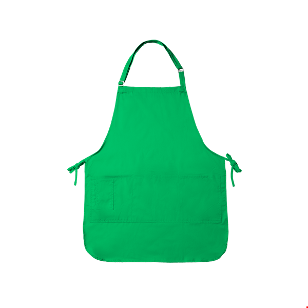 BIB APRON SCOTCHGARD  -  KELLY ONE SIZE WAIST SOLID