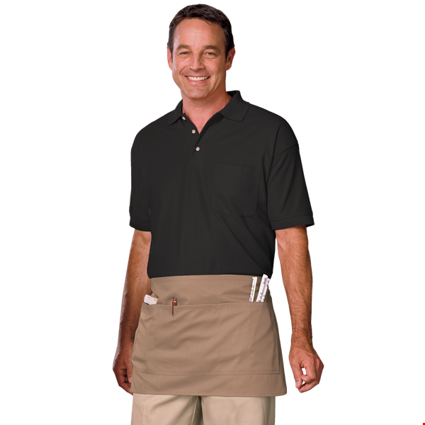 WAIST APRON TEFLON  -  TAN ONE SIZE WAIST SOLID