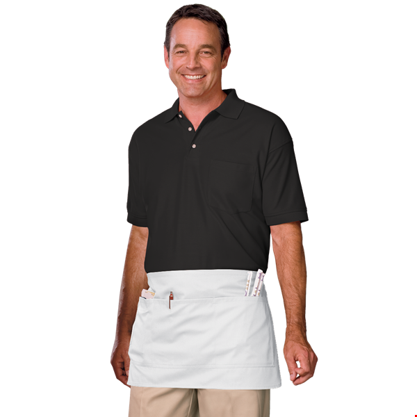 WAIST APRON TEFLON  -  WHITE ONE SIZE WAIST SOLID