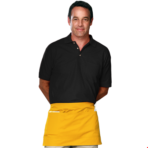 WAIST APRON TEFLON  -  YELLOW ONE SIZE WAIST SOLID