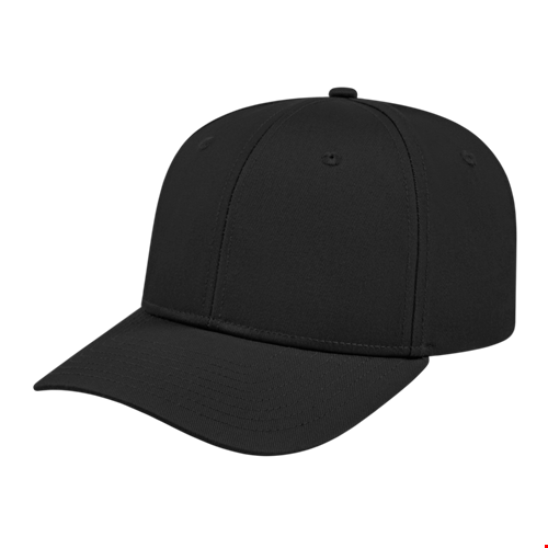 ORIGINAL POLY/COTTON SNAP BACK CAP BLACK ADULT