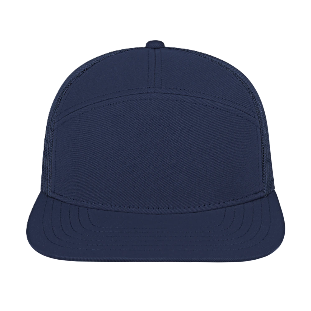 7 PANEL TRUCKER CAP NAVY
