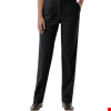 LADIES FLAT FRONT TEFLON TREATED TWILL PANTS  -  BLACK LENGTH 28 WAIST 2