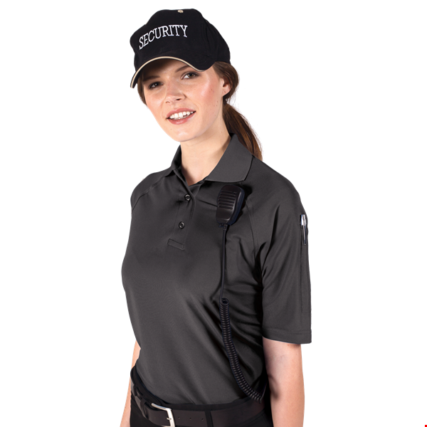 LADIES IL-50 TACTICAL POLO  -  GRAPHITE 2 EXTRA LARGE SOLID