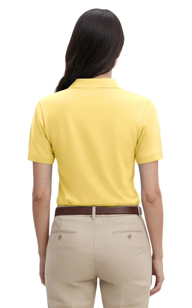 LADIES SHORT SLEEVE V-NECK  -  MAIZE 2 EXTRA LARGE SOLID