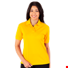 LADIES WICKING SOLID SNAG RESIST POLO   -  YELLOW 2 EXTRA LARGE SOLID