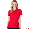 LADIES ULTRA LUX POLO  -  RED 2 EXTRA LARGE SOLID