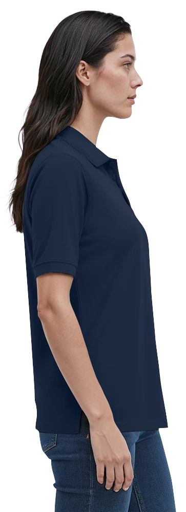 LADIES S/S VALUE PIQUE POLO  -  NAVY 2 EXTRA LARGE SOLID