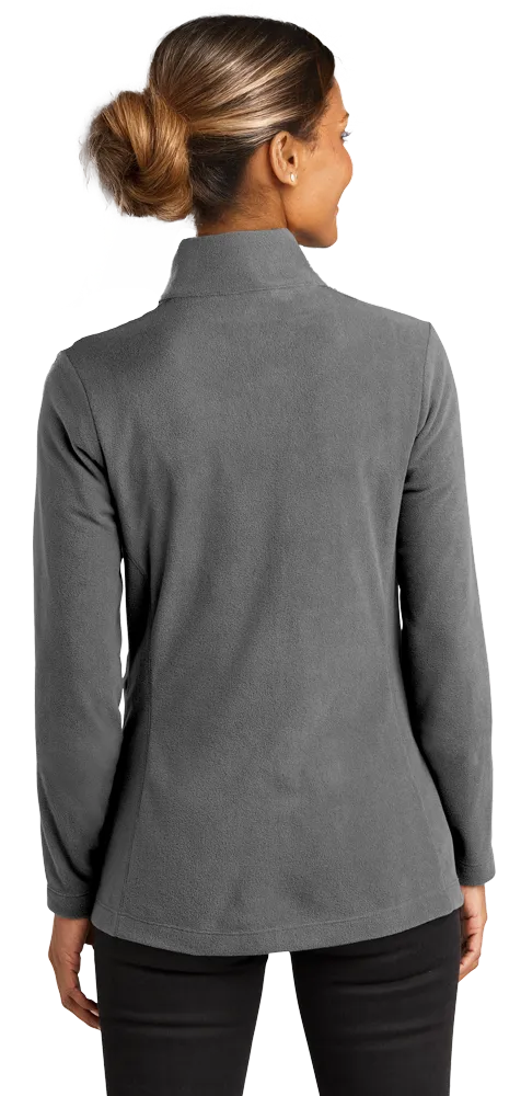 LADIES POLAR FLEECE FULL ZIP JACKET -  GREY 2 EXTRA LARGE SOLID