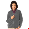 LADIES POLAR FLEECE FULL ZIP JACKET -  GREY 2 EXTRA LARGE SOLID