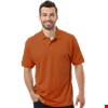 MENS SHORT SLEEVE SUPERBLEND PIQUE NO POCKET  -  BURNT ORANGE 10 EXTRA LARGE SOLID