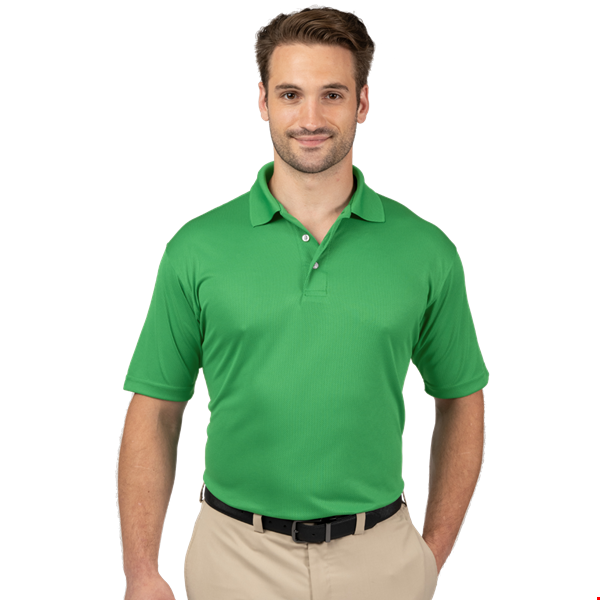 MENS SOLID WICKING POLO  -  KELLY 2 EXTRA LARGE SOLID