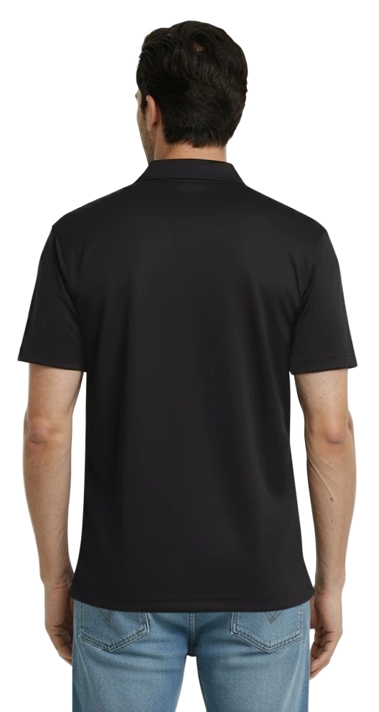MENS COLOR BLOCK WICKING  -  BLACK 2 EXTRA LARGE TRIM GRAPHITE