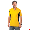 MENS COLOR BLOCK WICKING  -  YELLOW 2 EXTRA LARGE TRIM BLACK