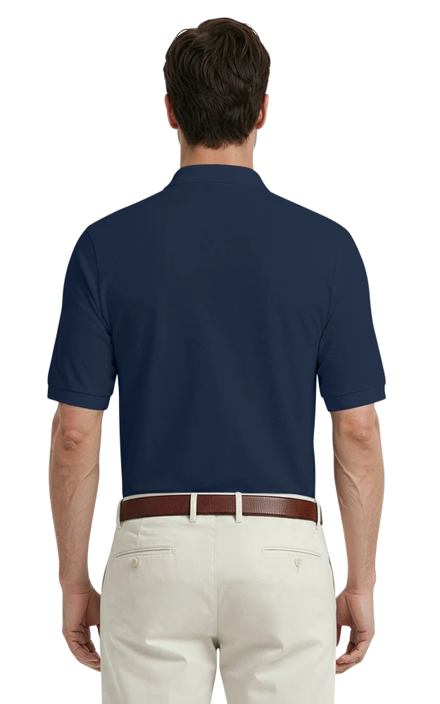 ADULT MOISTURE WICKING S/S TONAL STRIPE ### - NAVY 2 EXTRA LARGE SOLID