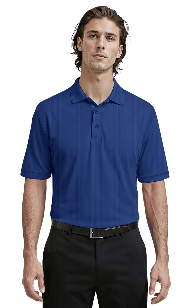 MEN'S NAILHEAD S/S POLO ### -  ROYAL 2 EXTRA LARGE TRIM WHITE