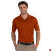 MENS VALUE MOISTURE WICKING S/S POLO  -  BURNT ORANGE 2 EXTRA LARGE SOLID