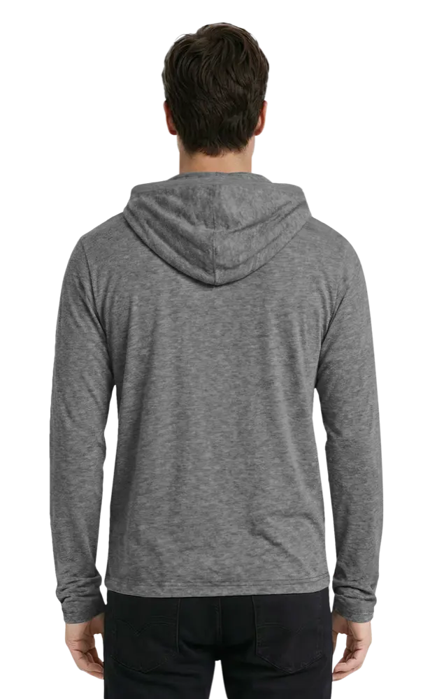 ADULT TRIBLEND PULLOVER HOODIE  -  GREY 2 EXTRA LARGE SOLID