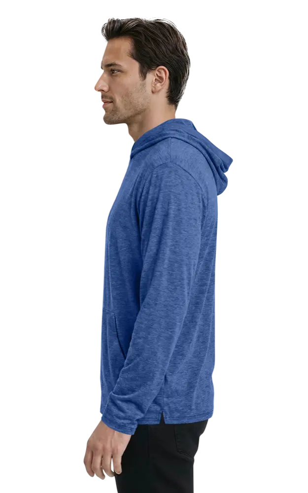 ADULT TRIBLEND PULLOVER HOODIE  -  ROYAL 2 EXTRA LARGE SOLID