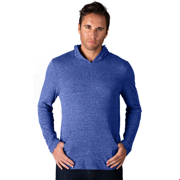 ADULT TRIBLEND PULLOVER HOODIE  -  ROYAL 2 EXTRA LARGE SOLID