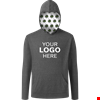 YOUR LOGO HERE ADULT TRIBLEND PULLOVER HOODIE GREY 2 EXTRA LARGE SOLID