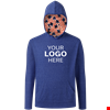 Americana Adult Triblend Pullover Hoodie ROYAL 2 EXTRA LARGE SOLID