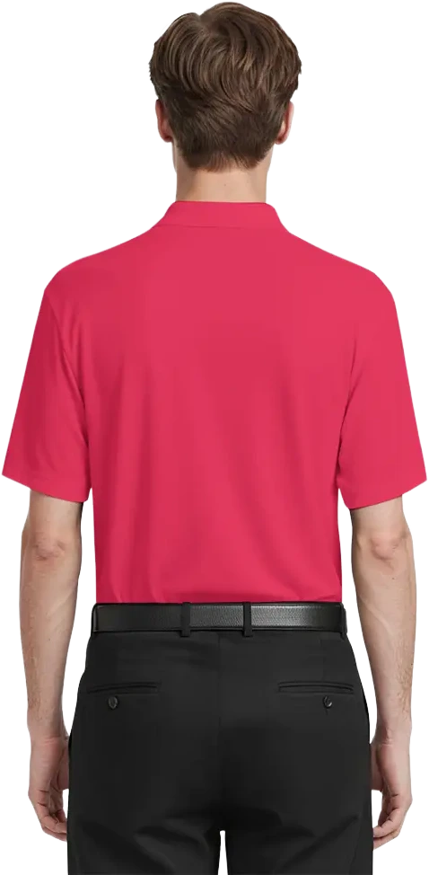 MENS S/S VALUE PIQUE POLO  -  RED 2 EXTRA LARGE SOLID