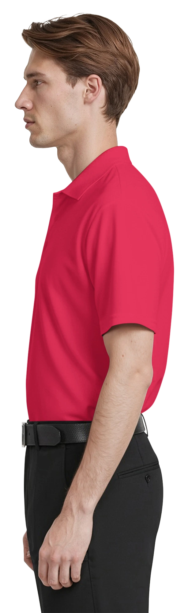 MENS S/S VALUE PIQUE POLO  -  RED 2 EXTRA LARGE SOLID