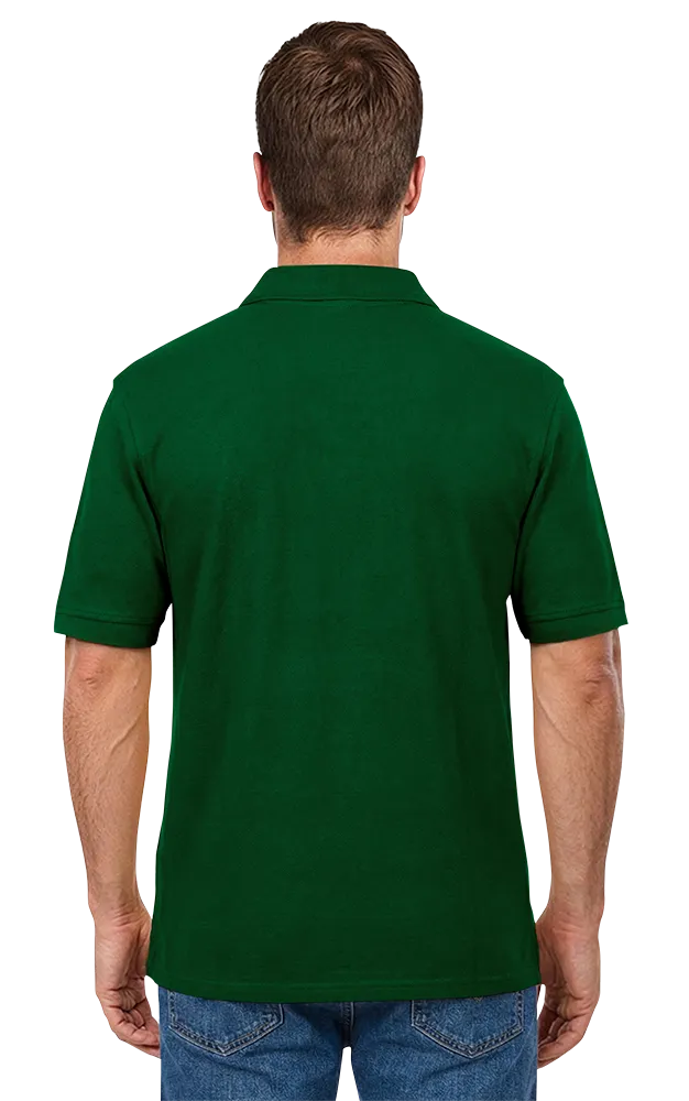 ADULT SOFT TOUCH POCKETED POLO  -  HUNTER 2 EXTRA LARGE SOLID