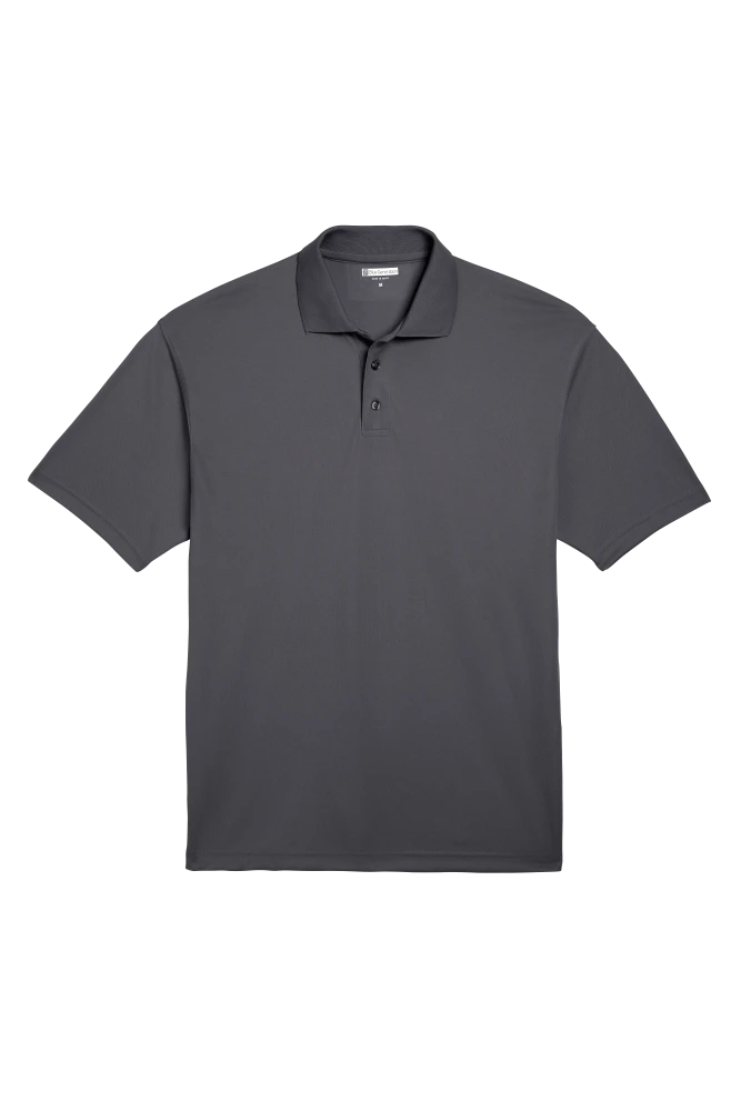 MENS AVENGER MICRO PIQUE S/S POLO GRAPHITE 2 EXTRA LARGE SOLID
