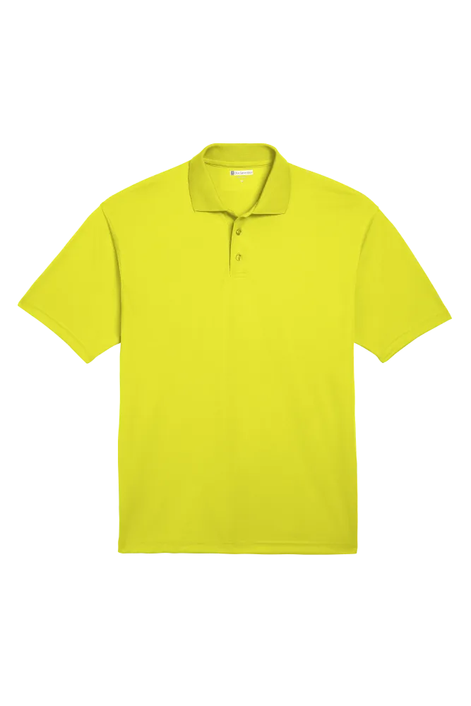 MENS AVENGER MICRO PIQUE S/S POLO OPTIC YELLOW 2 EXTRA LARGE SOLID