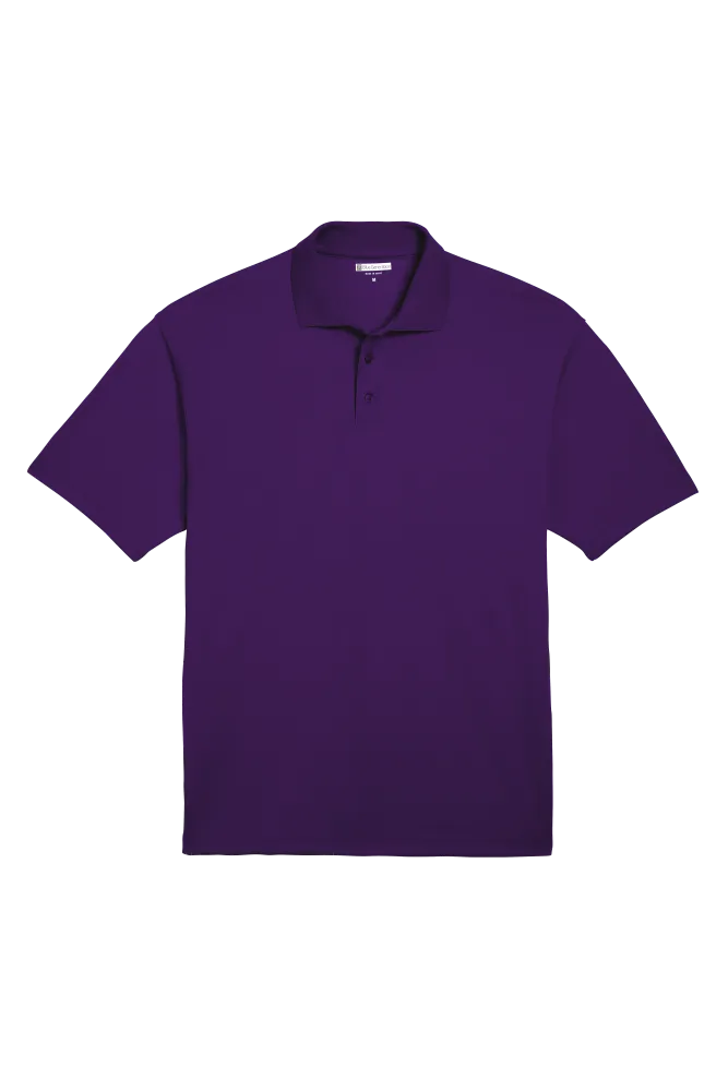 MENS AVENGER MICRO PIQUE S/S POLO PURPLE 2 EXTRA LARGE SOLID