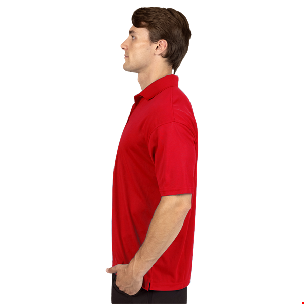 MENS AVENGER MICRO PIQUE S/S POLO RED 2 EXTRA LARGE SOLID