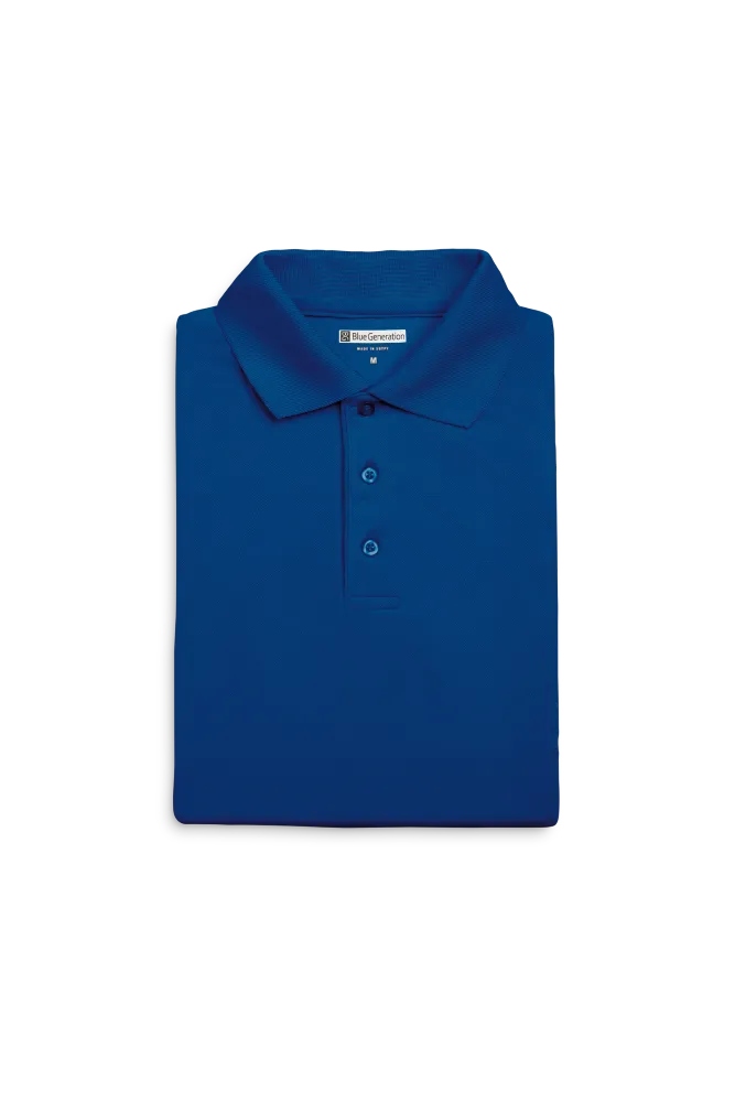 MENS AVENGER MICRO PIQUE S/S POLO ROYAL EXTRA LARGE SOLID