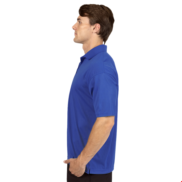 MENS AVENGER MICRO PIQUE S/S POLO ROYAL 2 EXTRA LARGE SOLID