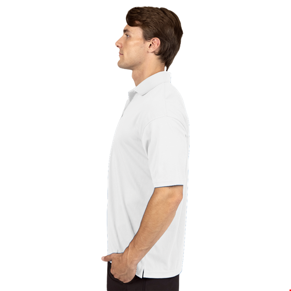 MENS AVENGER MICRO PIQUE S/S POLO WHITE 2 EXTRA LARGE SOLID