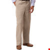 MENS FLAT FRONT TEFLON TREATED TWILL PANTS  -  KHAKI LENGTH 30 WAIST 28