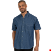 MENS SHORT SLEEVE PREMIUM DENIM  -  VINTAGE BLUE 2 EXTRA LARGE SOLID