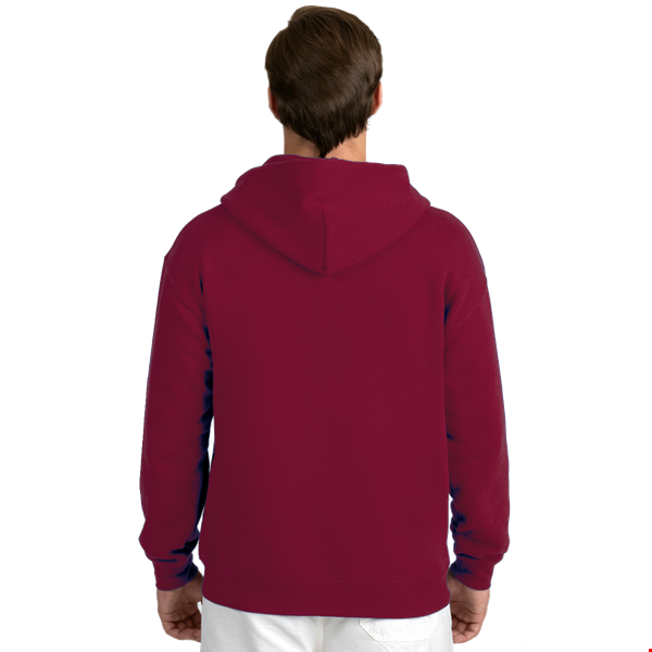 ADULT FLEECE PULLOVER HOODIE  -  BURGUNDY 2 EXTRA LARGE SOLID