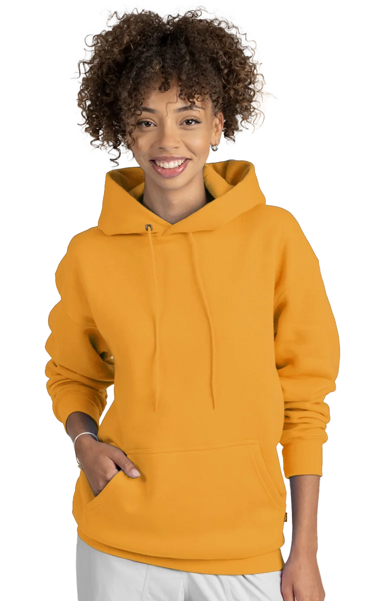 ADULT FLEECE PULLOVER HOODIE  -  GOLD SMALL SOLID