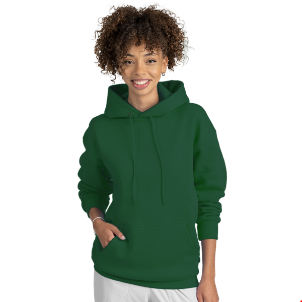 ADULT FLEECE PULLOVER HOODIE  -  HUNTER 2 EXTRA LARGE SOLID