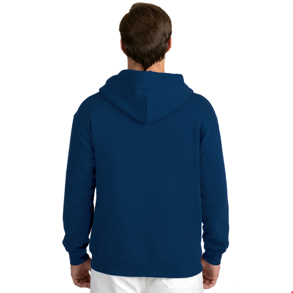 ADULT FLEECE PULLOVER HOODIE  -  NAVY 2 EXTRA LARGE SOLID