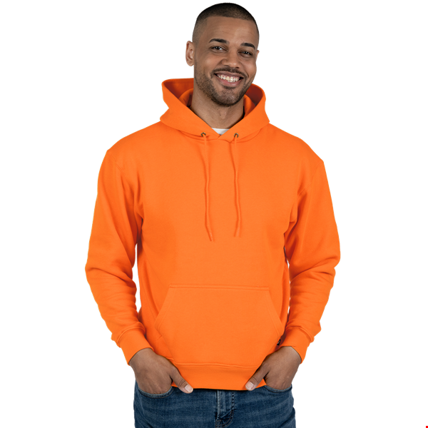 ADULT FLEECE PULLOVER HOODIE  -  ORANGE 2 EXTRA LARGE SOLID