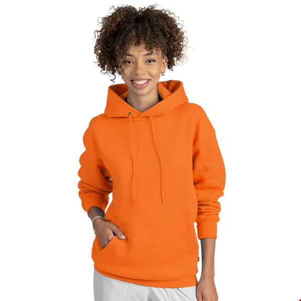 ADULT FLEECE PULLOVER HOODIE  -  ORANGE 2 EXTRA LARGE SOLID