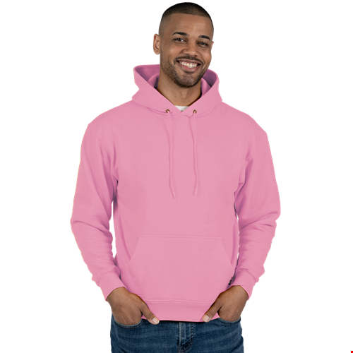 ADULT FLEECE PULLOVER HOODIE  -  DARK PINK 2 EXTRA LARGE SOLID