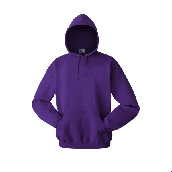ADULT FLEECE PULLOVER HOODIE  -  TEAM PURPLE 2 EXTRA LARGE SOLID